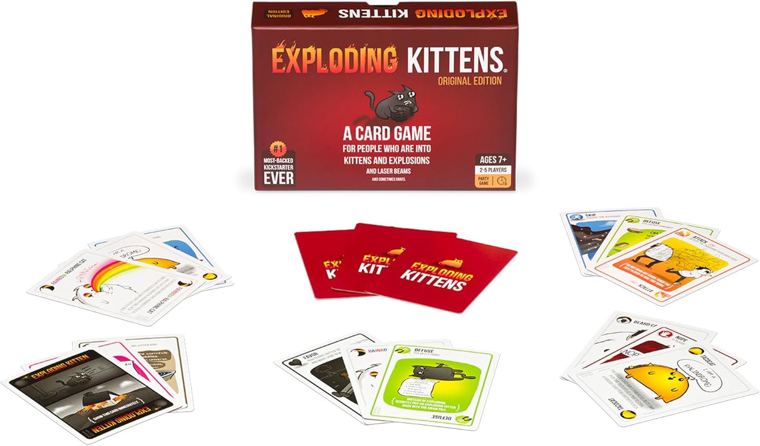 Exploding Kittens Brädspel, Original Edition Exploding Kittens Brädspel, Original Edition