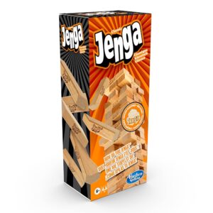 Klassiskt Jenga-spel med träklossar