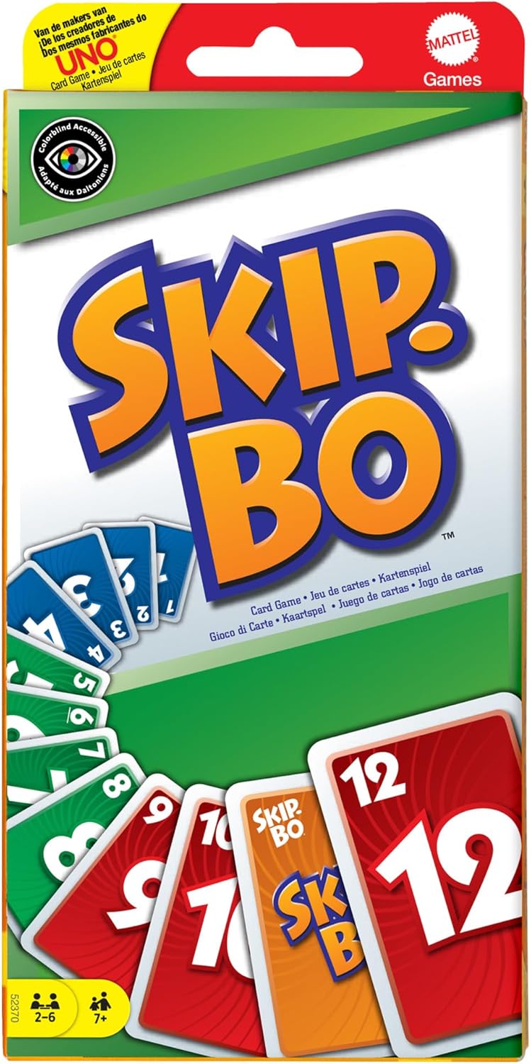 Mattel Skip-Bo Kortspel - Flerfärgad Mattel Skip-Bo Kortspel - Flerfärgad