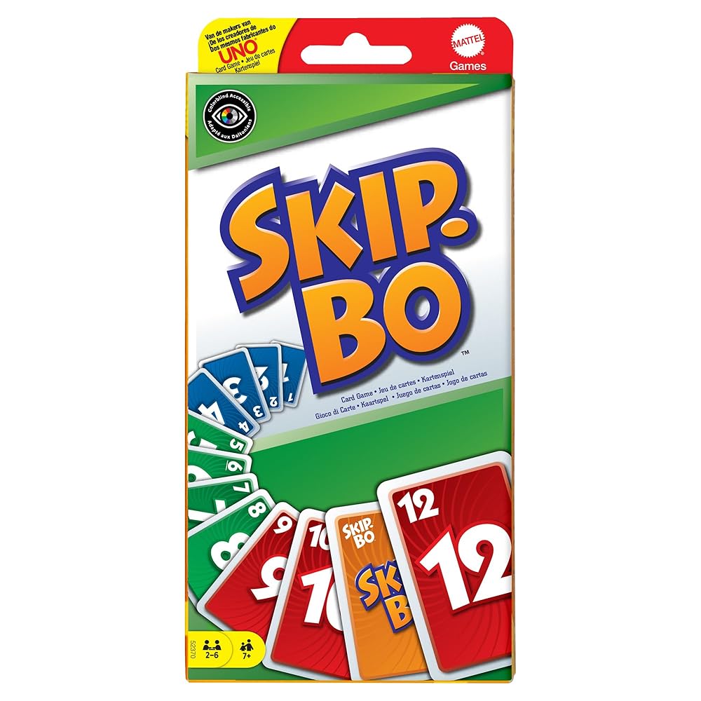Mattel Skip-Bo Kortspel - Flerfärgad Mattel Skip-Bo Kortspel - Flerfärgad
