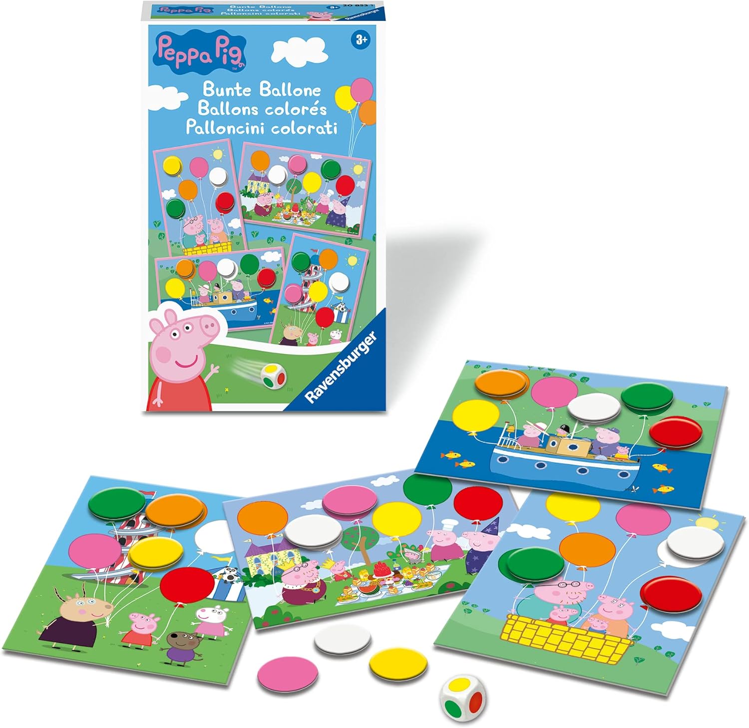 Ravensburger Peppa Pig Färgkubspel för Barn Ravensburger Peppa Pig Färgkubspel för Barn