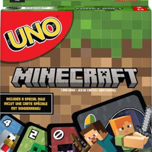 UNO Minecraft Kortspel - Samlarlåda med 112 Kort