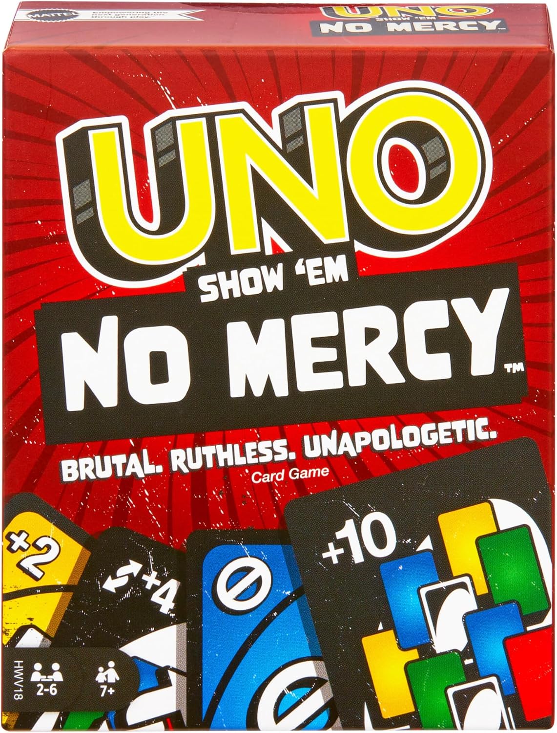 UNO Show 'em No Mercy Kortspel UNO Show 'em No Mercy Kortspel